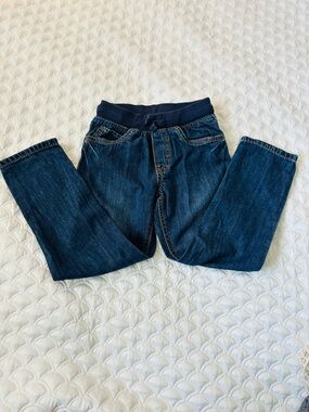 Carter's Navy and Light Blue Kids Denim Joggers